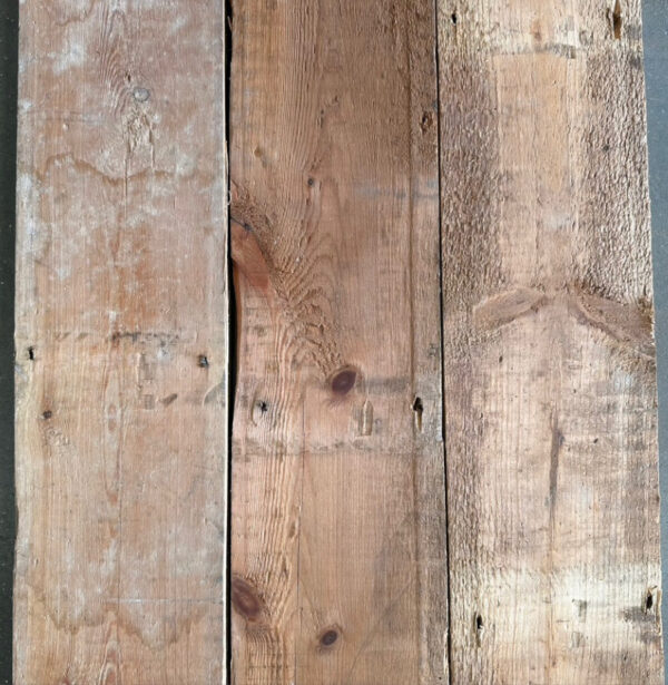 Reclaimed floorboards 135mm (rear of boards)