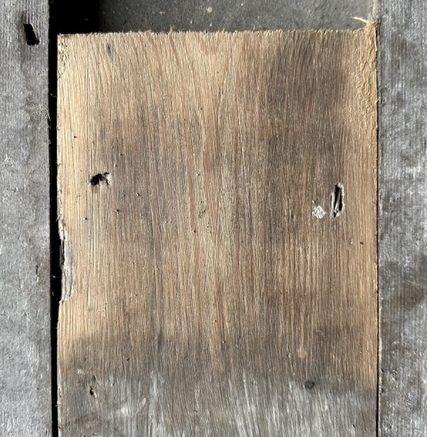 Reclaimed 135mm floorboards (rear of boards)