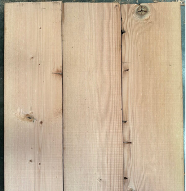 Reclaimed 165mm Douglas fir floorboard