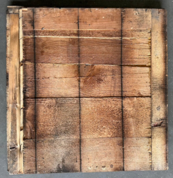 Reclaimed oak Versailles panels (rear of panels)